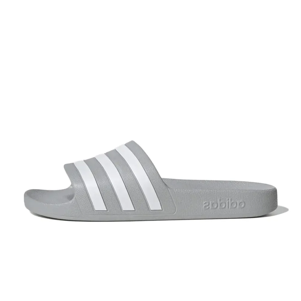 Adidas Adilette Aqua Slides in Grey