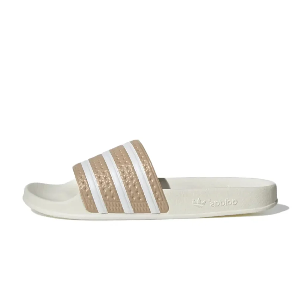Adidas Adilette Aqua Slides in Magic Beige