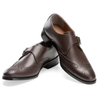 Crest Brown Leather Monk