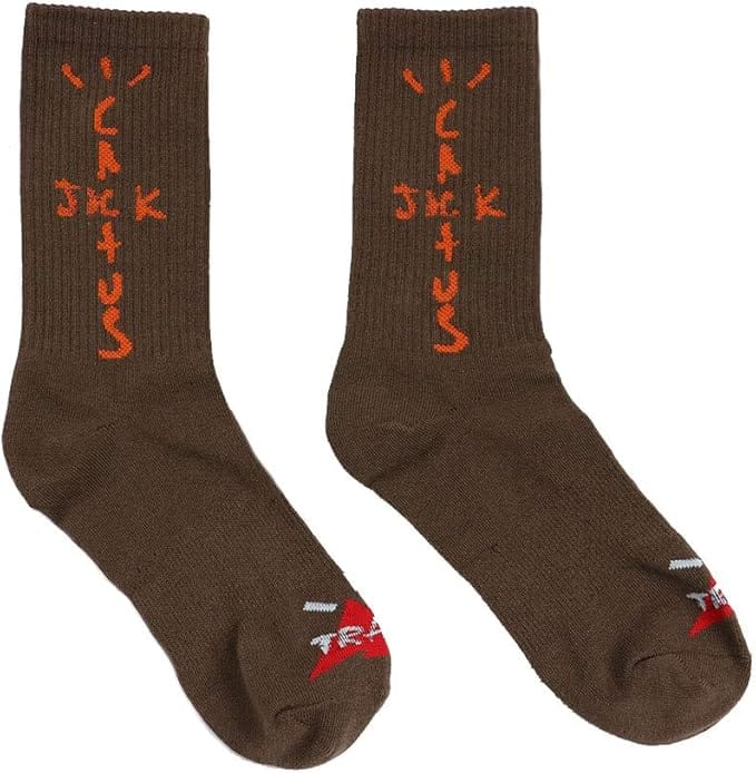 Travis chocolate Socks streetwear fashion in Rwanda