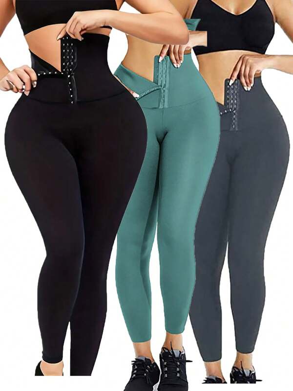 Waist Trainer Leggings for Women – High Waist Compression Shapewear Yoga Pants