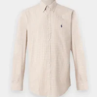Polo Ralph Lauren men's button-down gingham check pattern shirt – classic casual wear