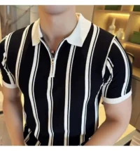 variant-image-color-b-2 Men’s striped knitted polo shirt casual wear Rwanda