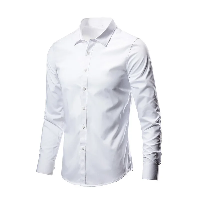 Men’s button-up shirt with long sleeves – classic casual and formal wear from Tsapatsapa Rwanda