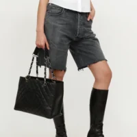 Chanel Black Caviar Grand Shopping Tote