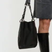 Chanel Black Caviar Grand Shopping Tote