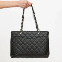 Chanel Black Caviar Grand Shopping Tote