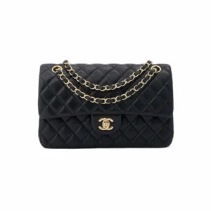 Chanel Black Lambskin Medium Classic Double Flap Shoulder Bag – Timeless Luxury Icon