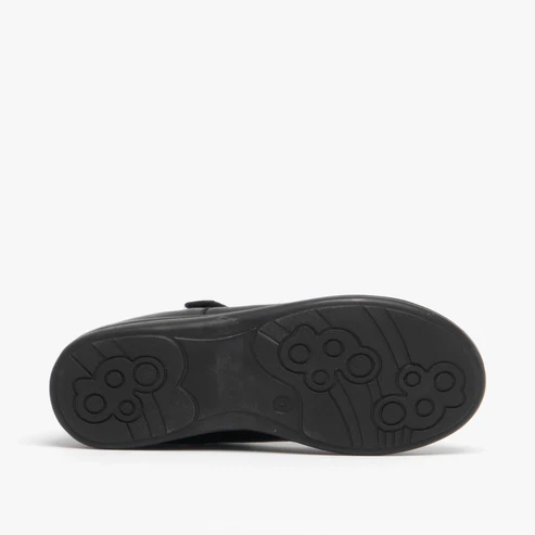 Gro-Shu Girl Leather School Shoes