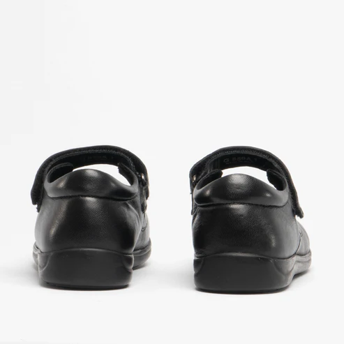 Gro-Shu Girl Leather School Shoes