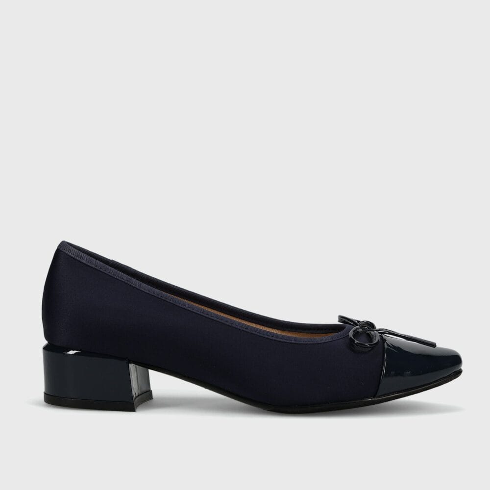 Three Show Classic Bow Patent Pumps