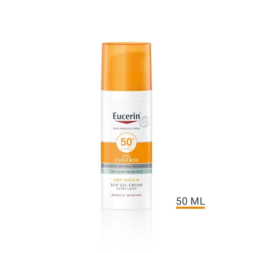 Eucerin Sun Oil Control Tinted Gel-Cream SPF 50+ Light 50ml