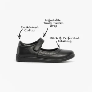 Gro-Shu Leather Mary Jane School Shoes