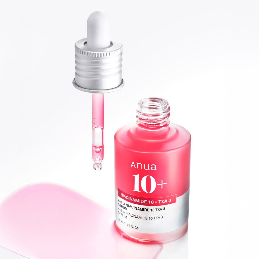 Anua Niacinamide 10% and TXA 4% Serum 30ml bottle for dark spot correction at tsapa.rw