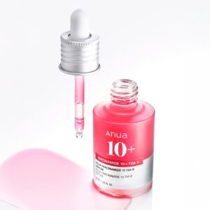 Anua Niacinamide 10% and TXA 4% Serum 30ml bottle for dark spot correction at tsapa.rw