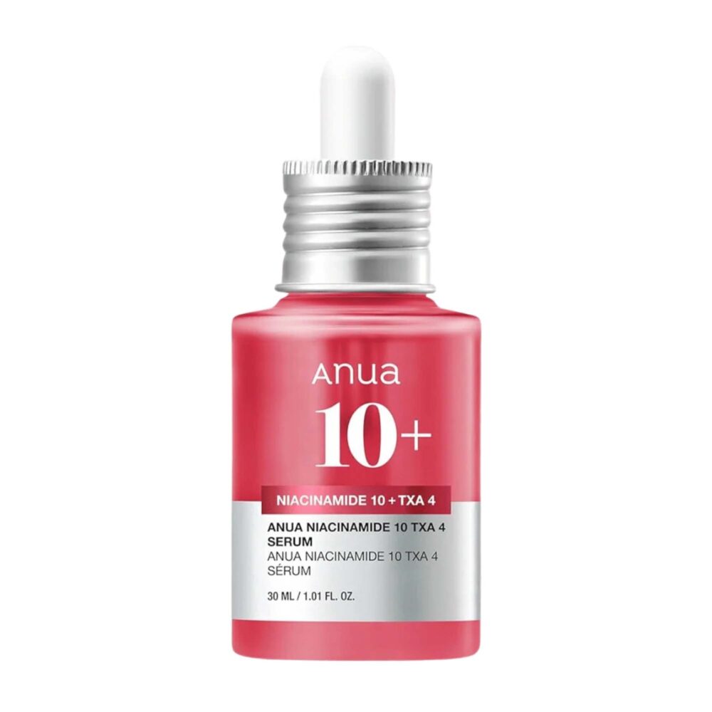 Anua Niacinamide 10% and TXA 4% Serum 30ml bottle for dark spot correction at tsapa.rw