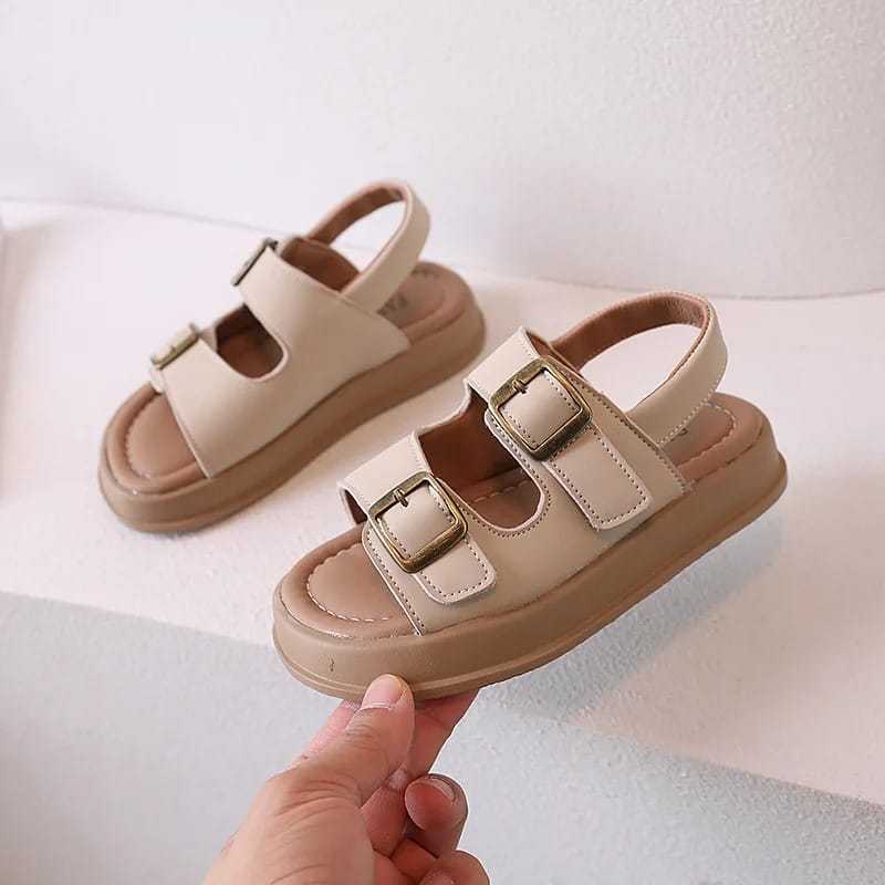 New Summer Kids' Buckle Closure PU Sandals