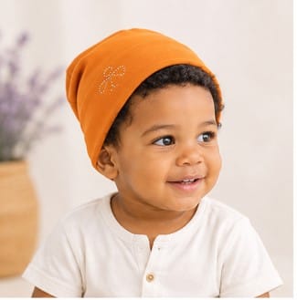 tsapa: Orange Baby Beanie Orange Baby Beanie