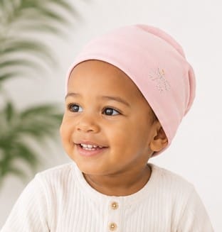 tsapa: light pink Baby Beanie light pink Baby Beanie