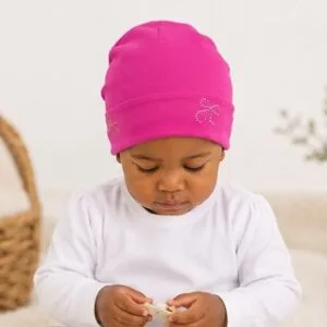 dark pink Baby Beanie