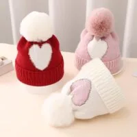 Winnies Love Heart Baby Winter Hat