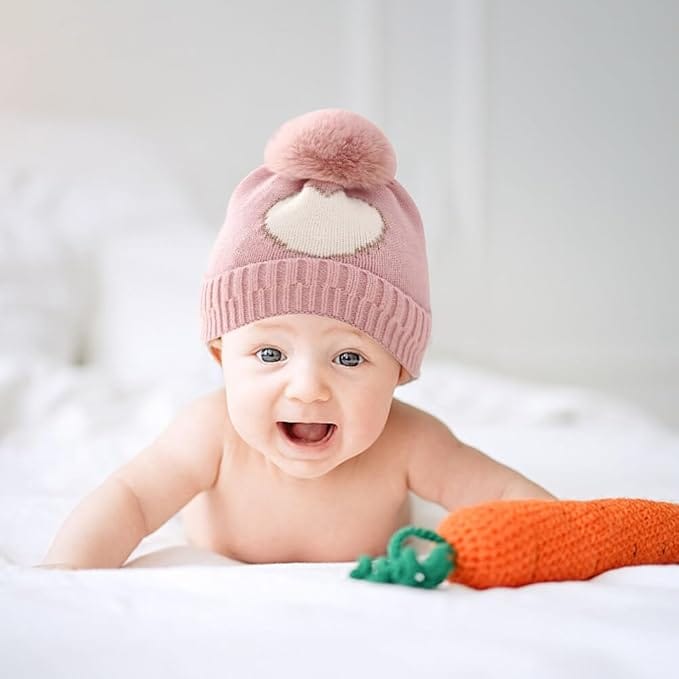 Winnies Love Heart Baby Winter Hat