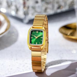GoGoey Vintage Emerald Gold Watch