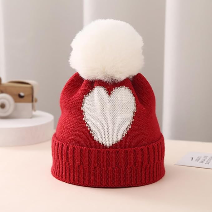 Winnies Love Heart Baby Winter Hat