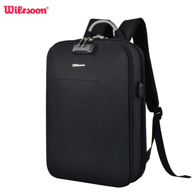 Wilrsoon Laptop Backpack Smart Anti-Theft Series - Stealth Black