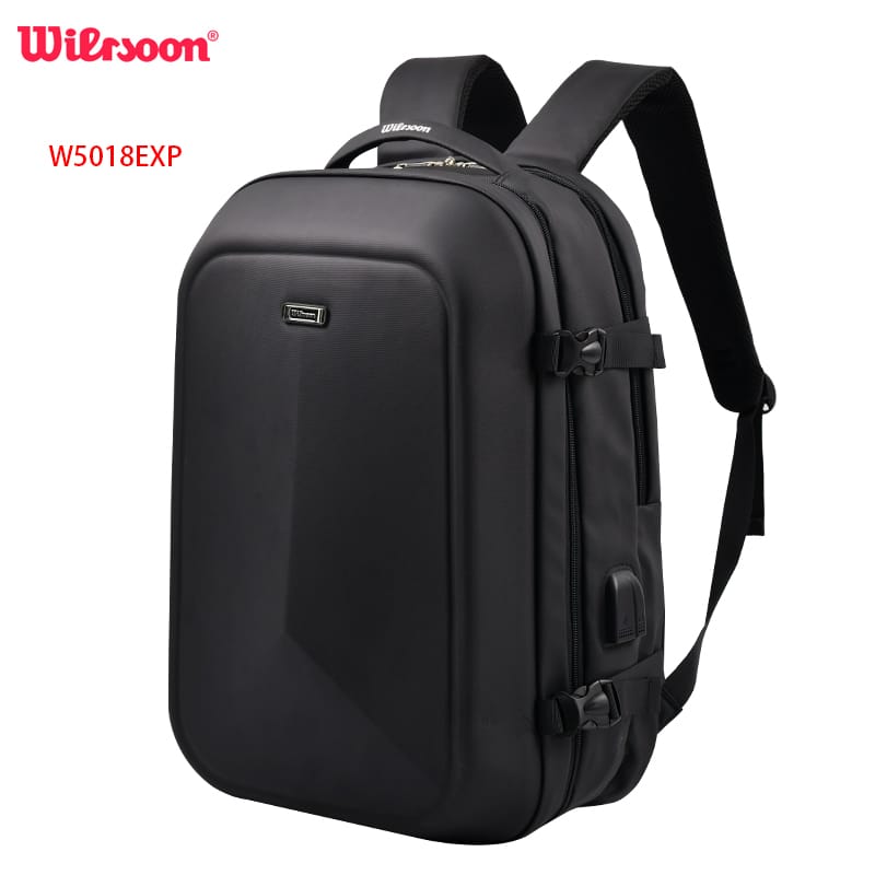 Wilrsoon Laptop Backpack Smart Anti-Theft Series - Stealth Black
