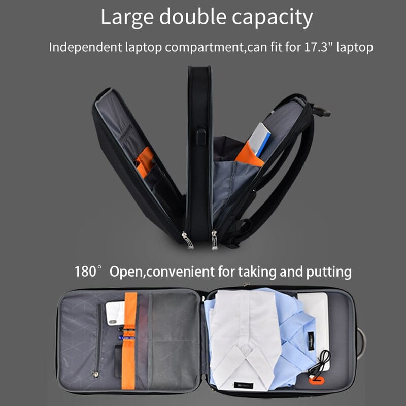 Wilrsoon Laptop Backpack Smart Anti-Theft Series - Stealth Black