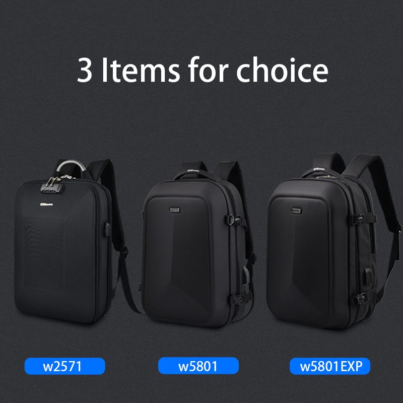 Wilrsoon Laptop Backpack Smart Anti-Theft Series - Stealth Black