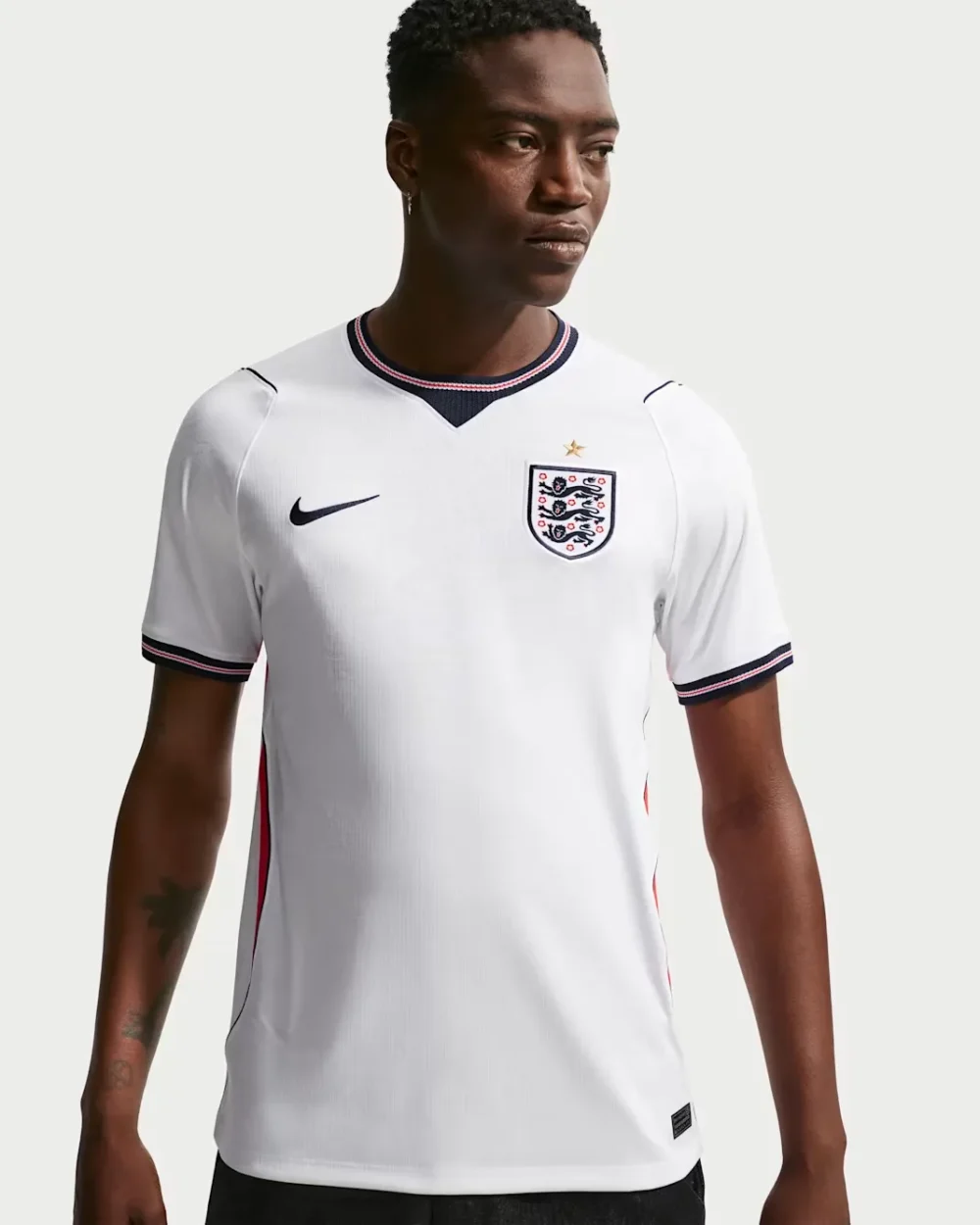 ENT+M+NK+DF+JSY+SS+STAD+HM England Home Football Jersey