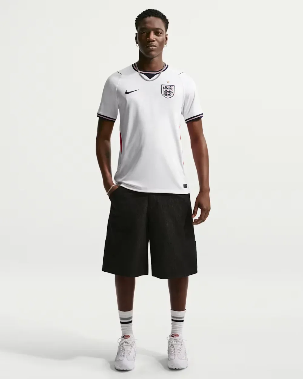 ENT+M+NK+DF+JSY+SS+STAD+HM (2) England Home Football Jersey
