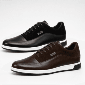 Leather and Suede BOSS shoes
