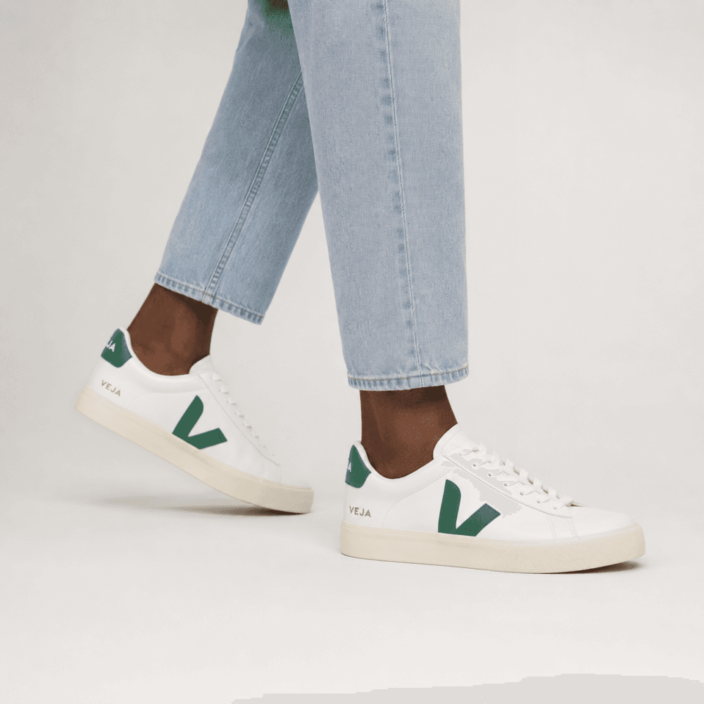 4463ead8-34ac-4119-8800-e59128049bad Veja Campo Leather - White & Emerald Green