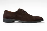 Brown Suede Oxford Shoes for Men