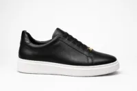 High Grade Tan Black Leather