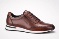 Berluti brown leather sneakers for men in Rwanda