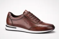 Berluti brown leather sneakers for men in Rwanda