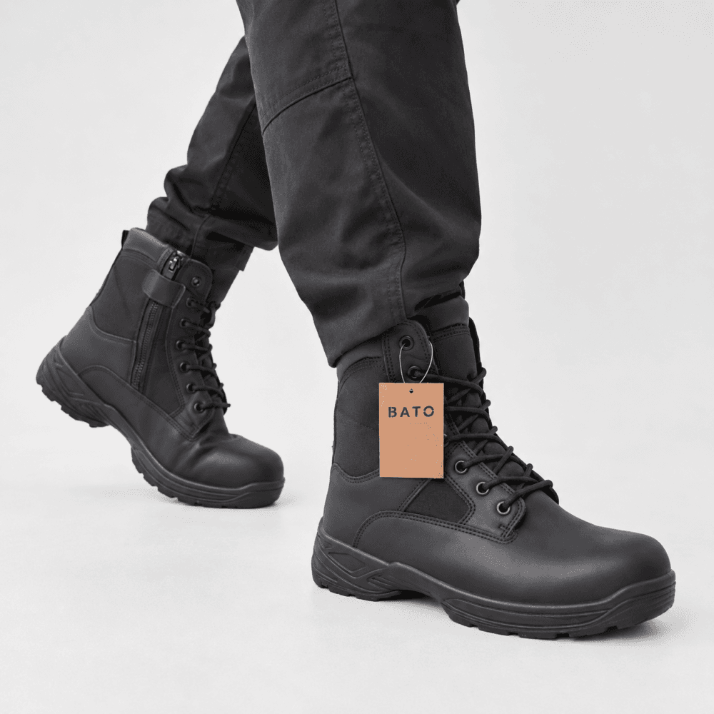 9b647b5a-59eb-4960-afb8-cb53ab6225f3 Men's Bato Tactical Combat Boots - Black