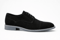 Black Suede Oxford Shoes for Men