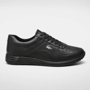 Black Lacoste Chaymon Leather
