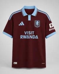 Aston Villa 2026/27 Home Jersey Visit Rwanda
