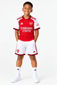 ChatGPT Image Sep 15, 2026, 01_14_18 PM kid's Arsenal home jerseys