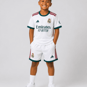 kid's Real Madrid home jerseys