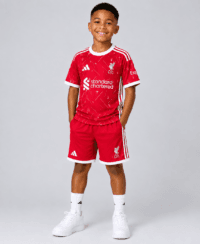 kid's Liverpool home jerseys