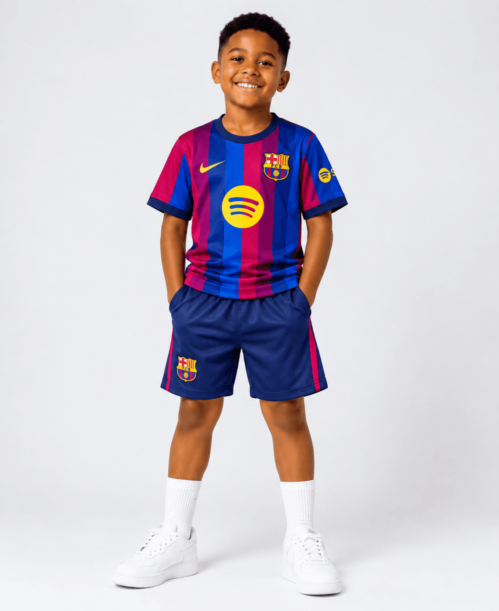 ChatGPT Image Sep 28, 2026, 05_37_31 PM kid's Barcelona home jerseys