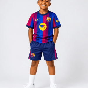 kid's Barcelona home jerseys