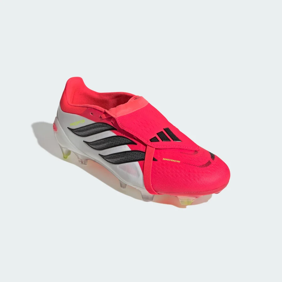 PREDATOR_PRO_Fold-Over_Tongue_Firm_Ground_Soccer_Cleats_Red_JS0950_04_standard adidas Predator 24 FT FG Solar Red White
